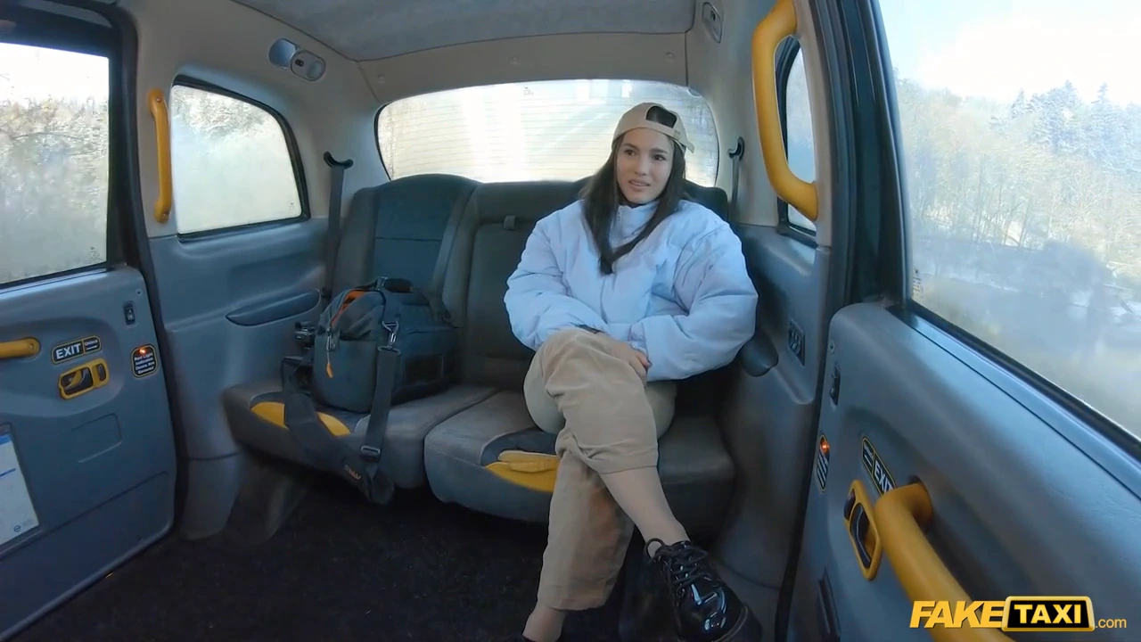 Sexy college student makes a sex tape with a taxi driver after she gets into the car. She is very much eager to show him her skills with a mouth and then have hot sex.